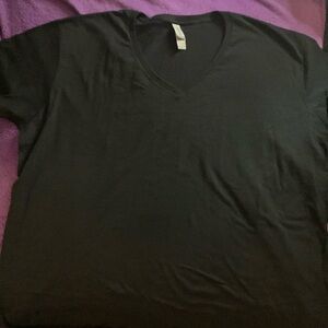 Women’s Gildan Black V-neck Tee
